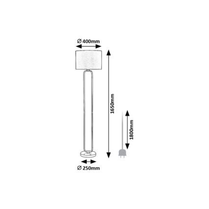 Rabalux - Lampa podłogowa 1xE27/60W/230V