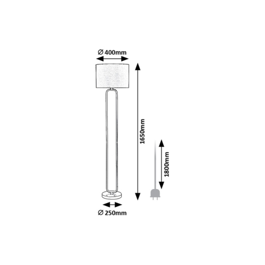 Rabalux - Lampa podłogowa 1xE27/60W/230V