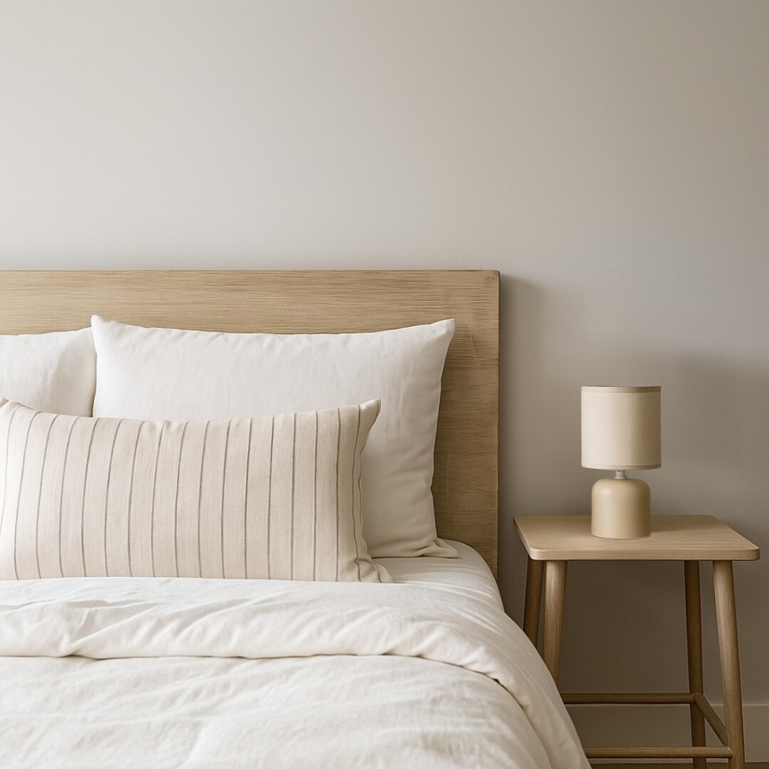 Rabalux - Lampka stołowa 1xE14/40W/230V beżowa