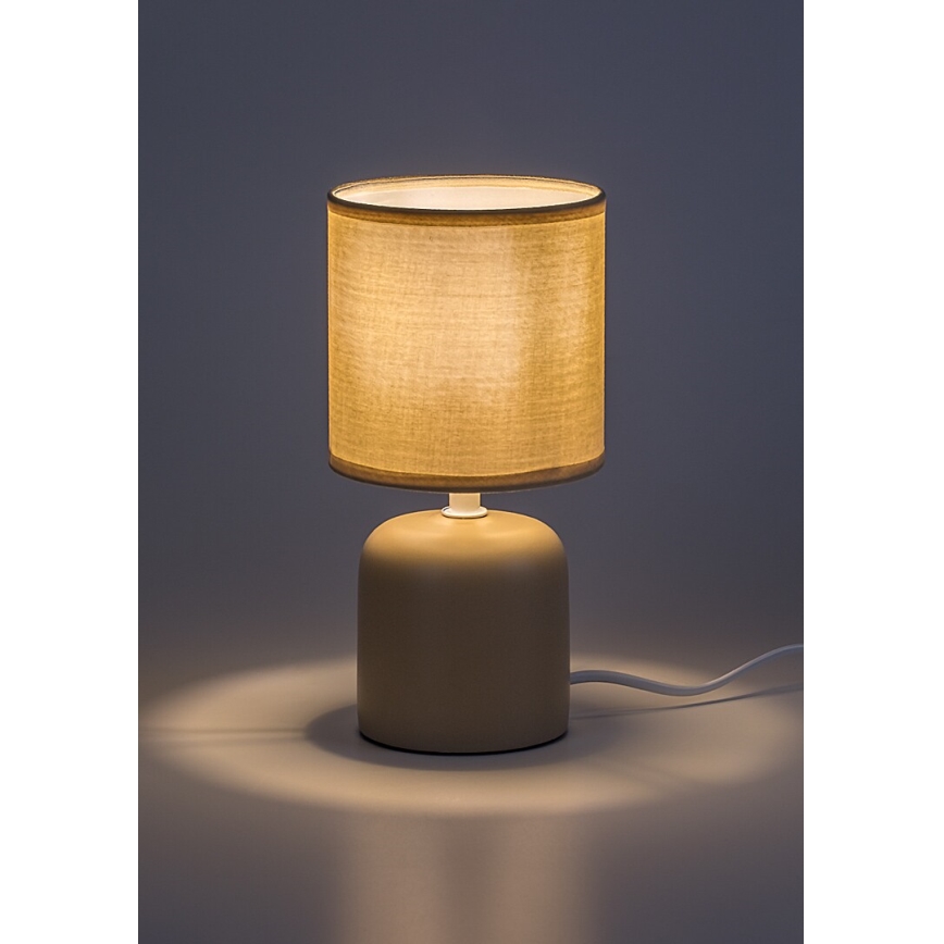 Rabalux - Lampka stołowa 1xE14/40W/230V beżowa
