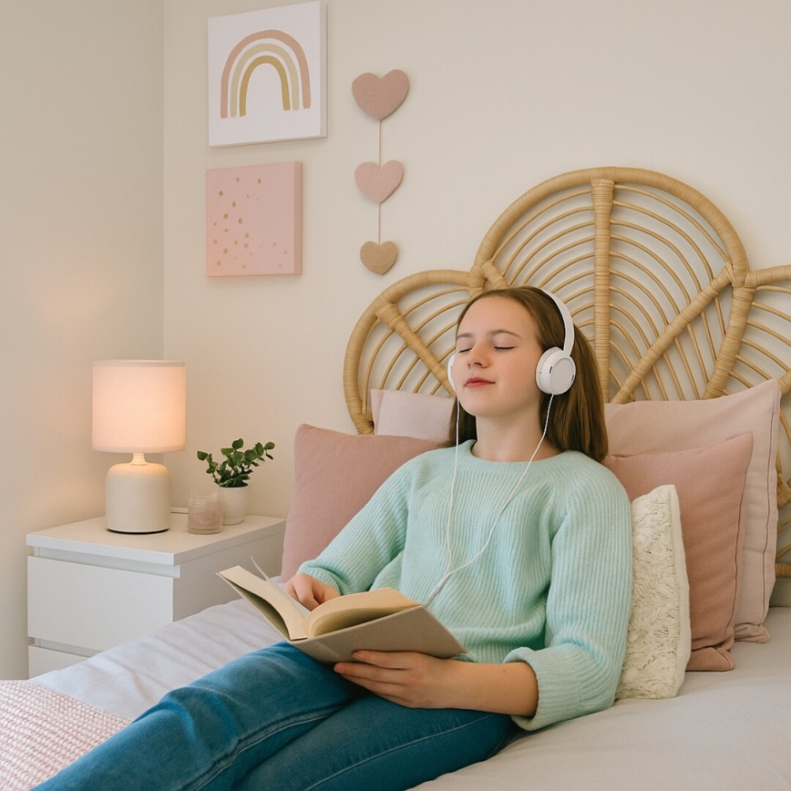 Rabalux - Lampa stołowa 1xE14/40W/230V różowa