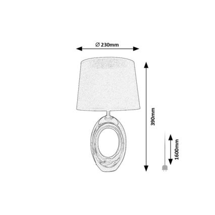 Rabalux - Lampa stołowa 1xE14/25W/230V