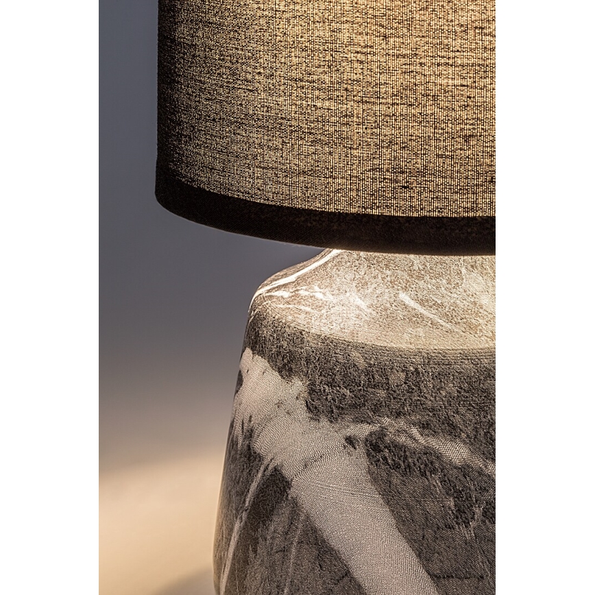 Rabalux - Lampa stołowa 1xE14/40W/230V czarna/dekor marmuru