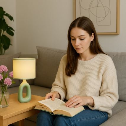 Rabalux - Lampka stołowa 1xE14/40W/230V zielona