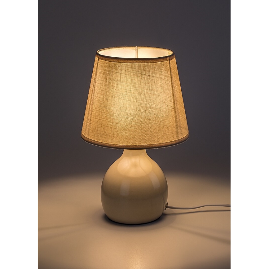 Rabalux - Lampa stołowa 1xE14/40W/230V beżowa