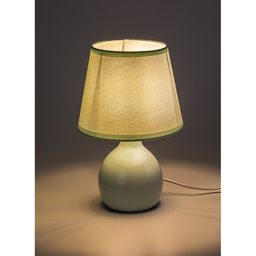 Rabalux - Lampka stołowa 1xE14/40W/230V miętowa