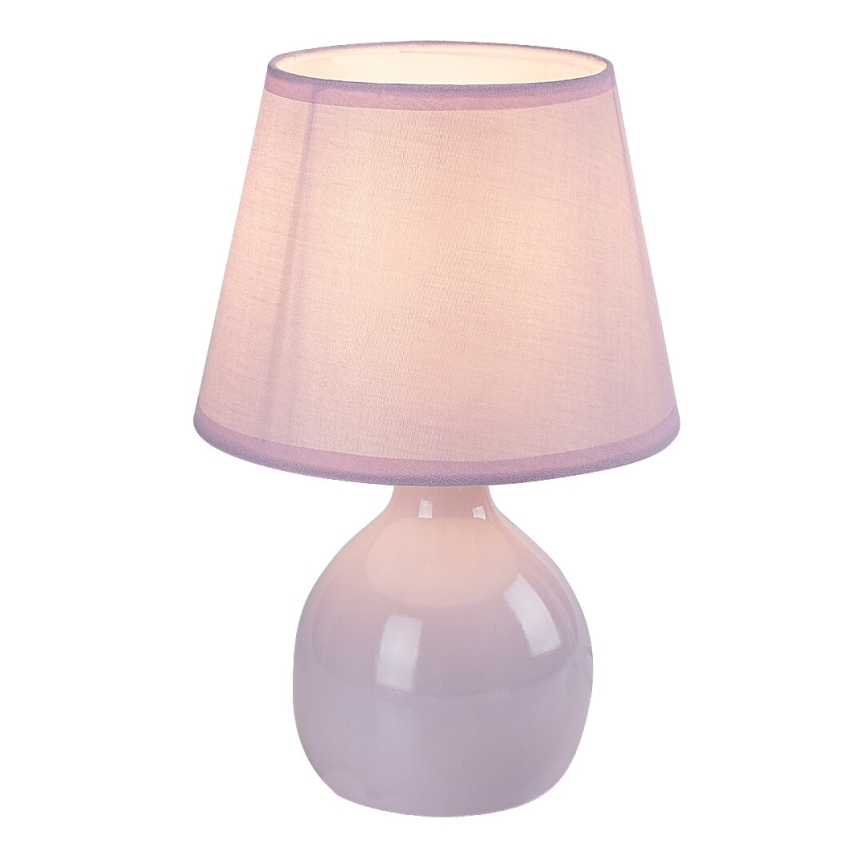 Rabalux - Lampka stołowa 1xE14/40W/230V różowa