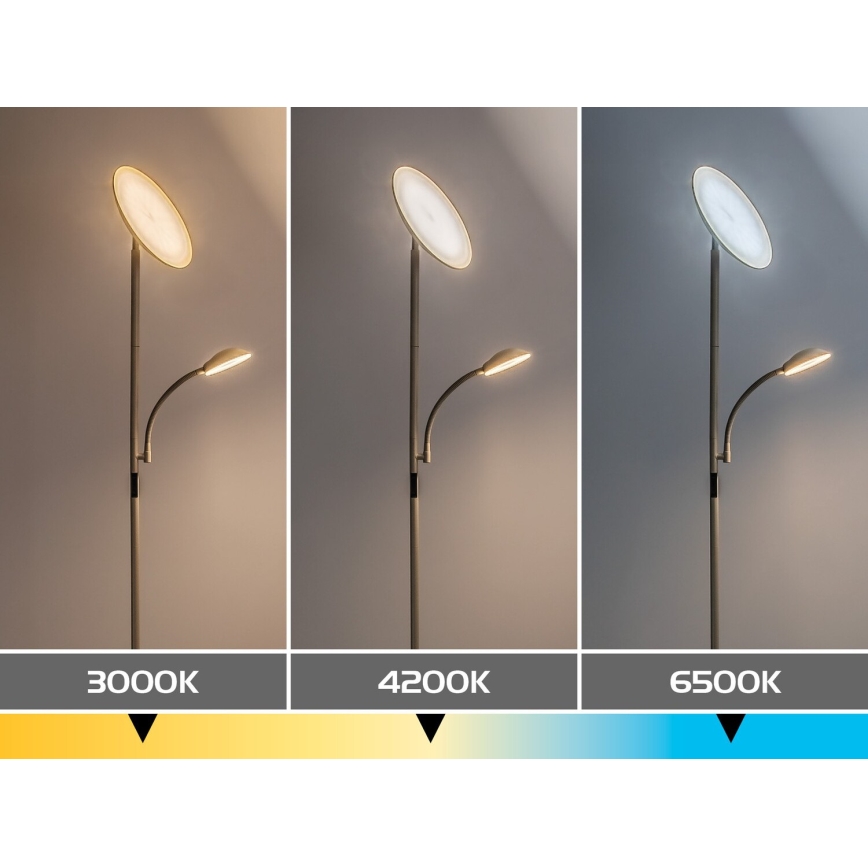 Rabalux - LED ściemnialna lampa stojąca LED/23W/230V 3000/4200/6500 beżowa