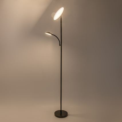 Rabalux - LED ściemniana lampa stojąca LED/23W/230V 3000/4200/6500 czarna