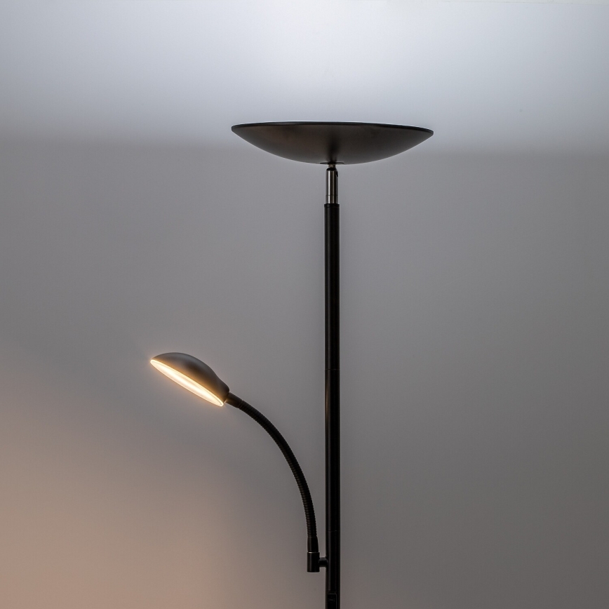 Rabalux - LED ściemniana lampa stojąca LED/23W/230V 3000/4200/6500 czarna