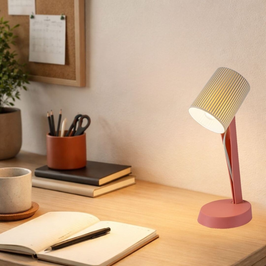 Rabalux - Lampka stołowa 1xE14/11W/230V różowa