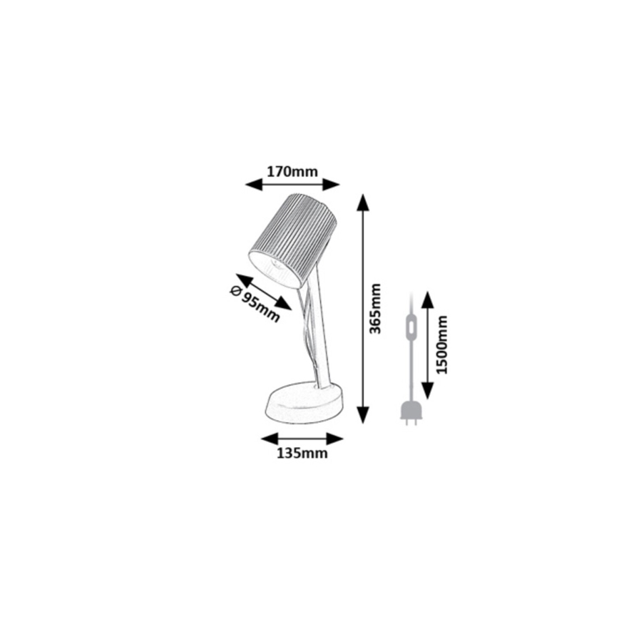 Rabalux - Lampa stołowa 1xE14/11W/230V beżowa