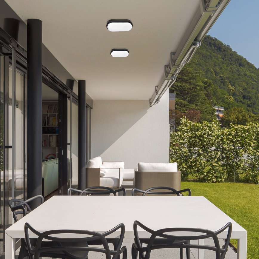 Rabalux - LED zewnętrzny plafon LED/15W/230V IP54 czarny