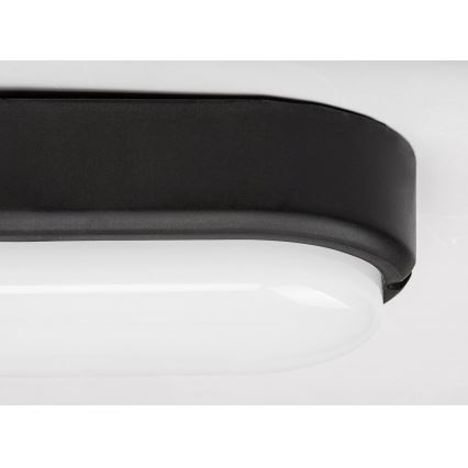 Rabalux - LED zewnętrzny plafon LED/15W/230V IP54 czarny
