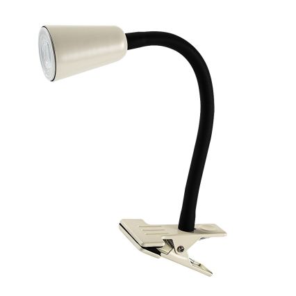 Rabalux - Lampka biurkowa z klipsem 1xGU10/7W/230V kremowa