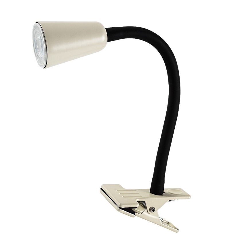 Rabalux - Lampka biurkowa z klipsem 1xGU10/7W/230V kremowa