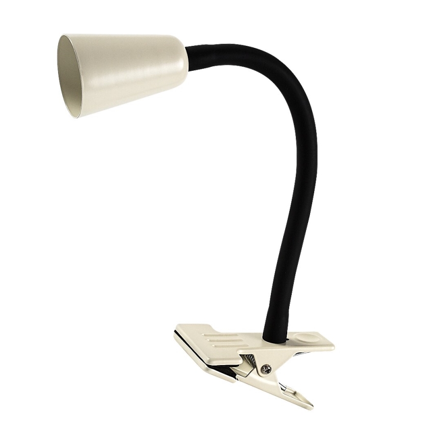Rabalux - Lampka biurkowa z klipsem 1xGU10/7W/230V kremowa