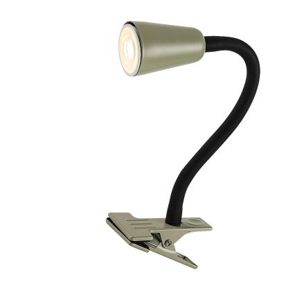 Rabalux - Lampka biurkowa z klipsem 1xGU10/7W/230V khaki