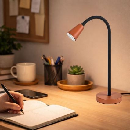 Rabalux - Lampa stołowa 1xGU10/7W/230V pomarańczowa