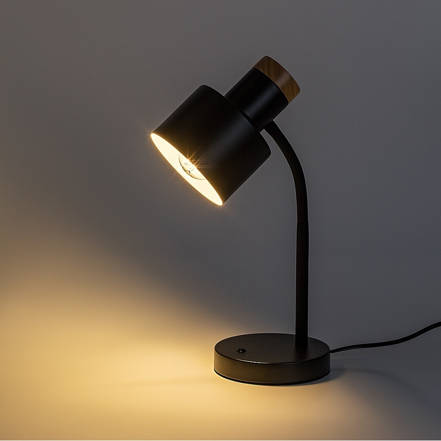 Rabalux - Lampa stołowa 1xE27/20W/230V czarna