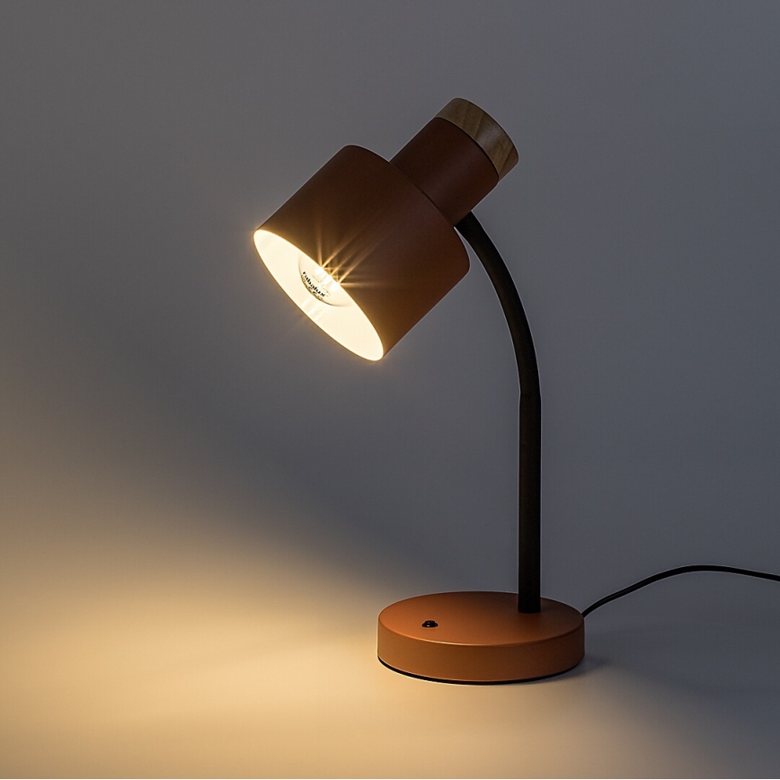 Rabalux - Lampa stołowa 1xE27/20W/230V pomarańczowa