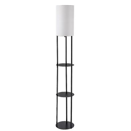 Rabalux - Lampa stojąca z półkami 1xE27/40W/230V czarna