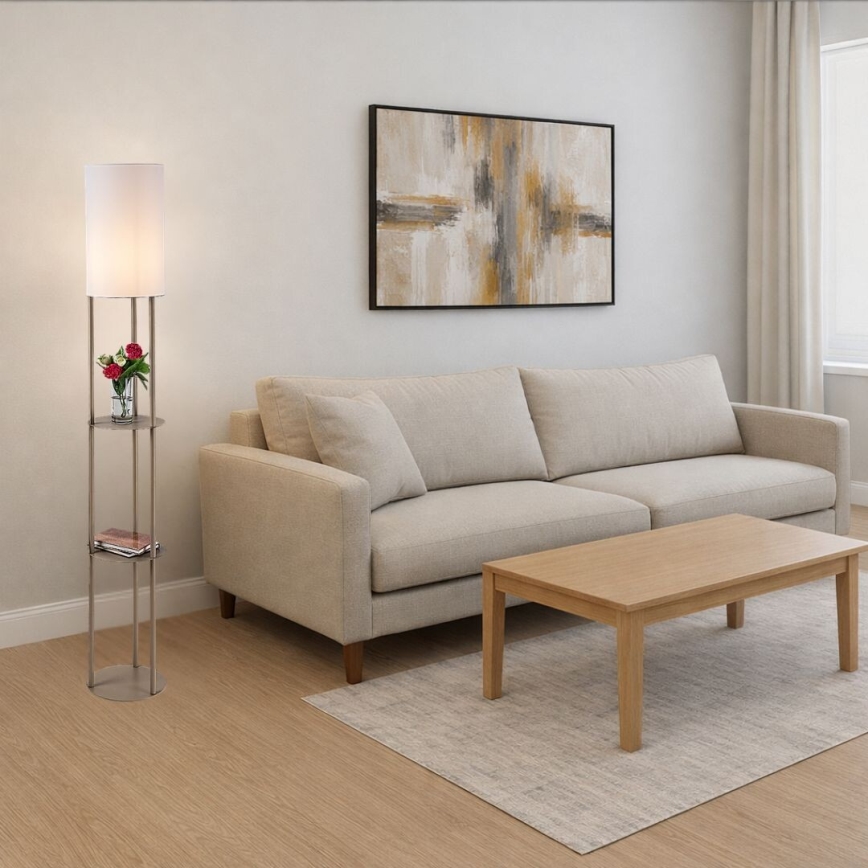 Rabalux - Lampa stojąca z półkami 1xE27/40W/230V beżowa