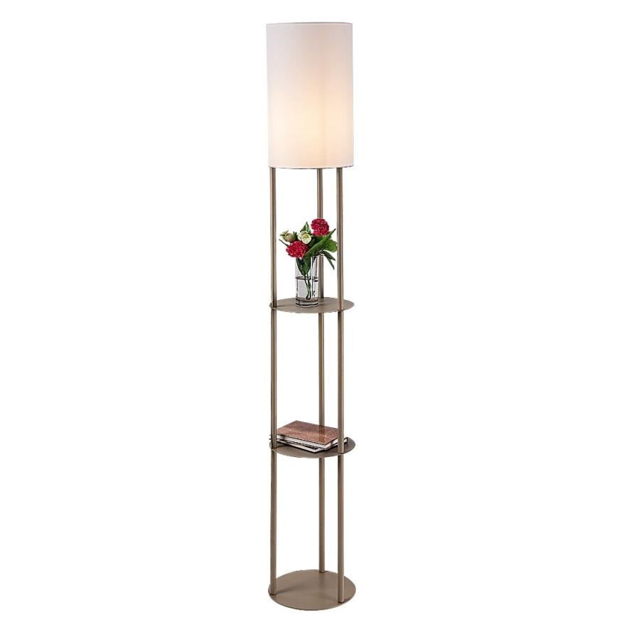 Rabalux - Lampa stojąca z półkami 1xE27/40W/230V beżowa