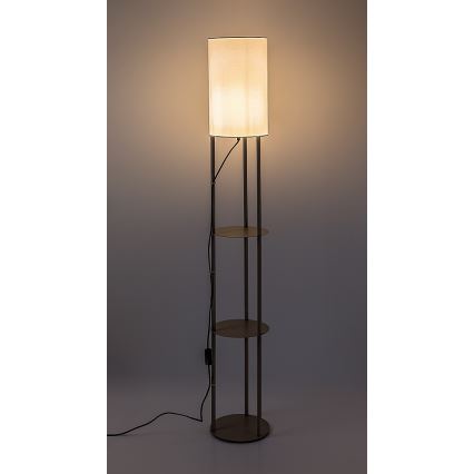 Rabalux - Lampa stojąca z półkami 1xE27/40W/230V beżowa
