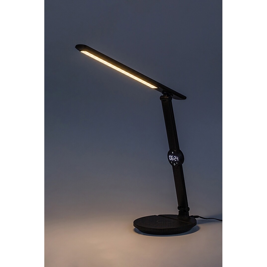 Rabalux - LED Ściemnialna dotykowa lampa stołowa z wyświetlacz LED/9W/230V 3000/4000/6500K