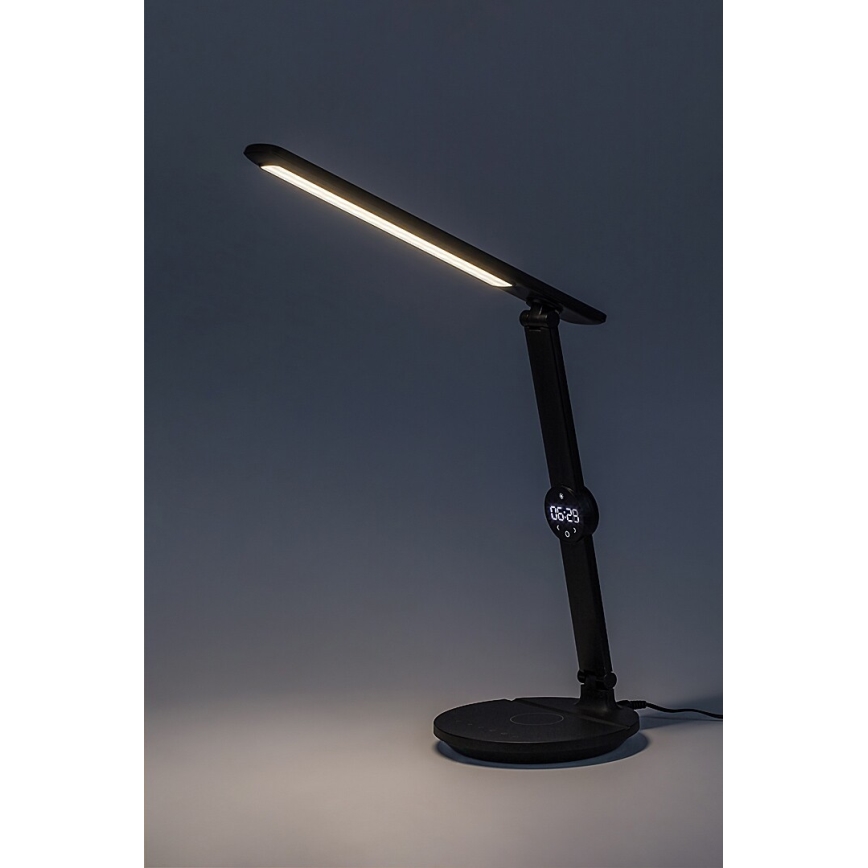 Rabalux - LED Ściemnialna dotykowa lampa stołowa z wyświetlacz LED/9W/230V 3000/4000/6500K