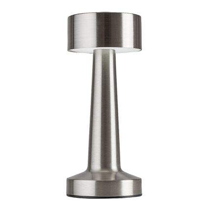 Rabalux - LED Akumulatorowa  dotykowa lampa stołowa LED/2,7W/5V 1200mAh 3000/4000/6000K matowy chrom