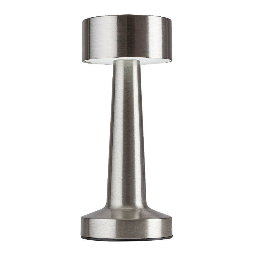 Rabalux - LED Akumulatorowa  dotykowa lampa stołowa LED/2,7W/5V 1200mAh 3000/4000/6000K matowy chrom
