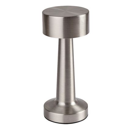 Rabalux - LED Akumulatorowa  dotykowa lampa stołowa LED/2,7W/5V 1200mAh 3000/4000/6000K matowy chrom