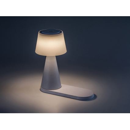 Rabalux - LED Ściemnialna akumulatorowa lampa stołowa z ładowaniem bezprzewodowym LED/5W/5V 3000/4000/5000K