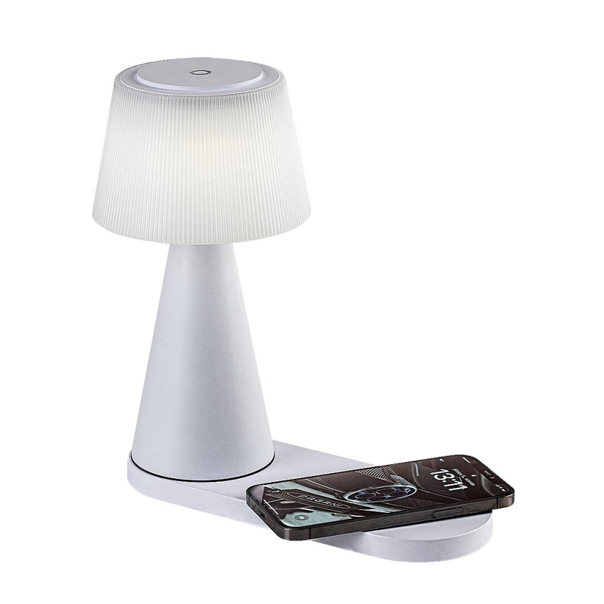 Rabalux - LED Ściemnialna akumulatorowa lampa stołowa z ładowaniem bezprzewodowym LED/5W/5V 3000/4000/5000K
