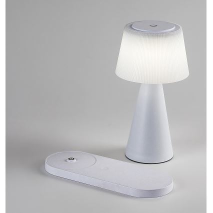 Rabalux - LED Ściemnialna akumulatorowa lampa stołowa z ładowaniem bezprzewodowym LED/5W/5V 3000/4000/5000K