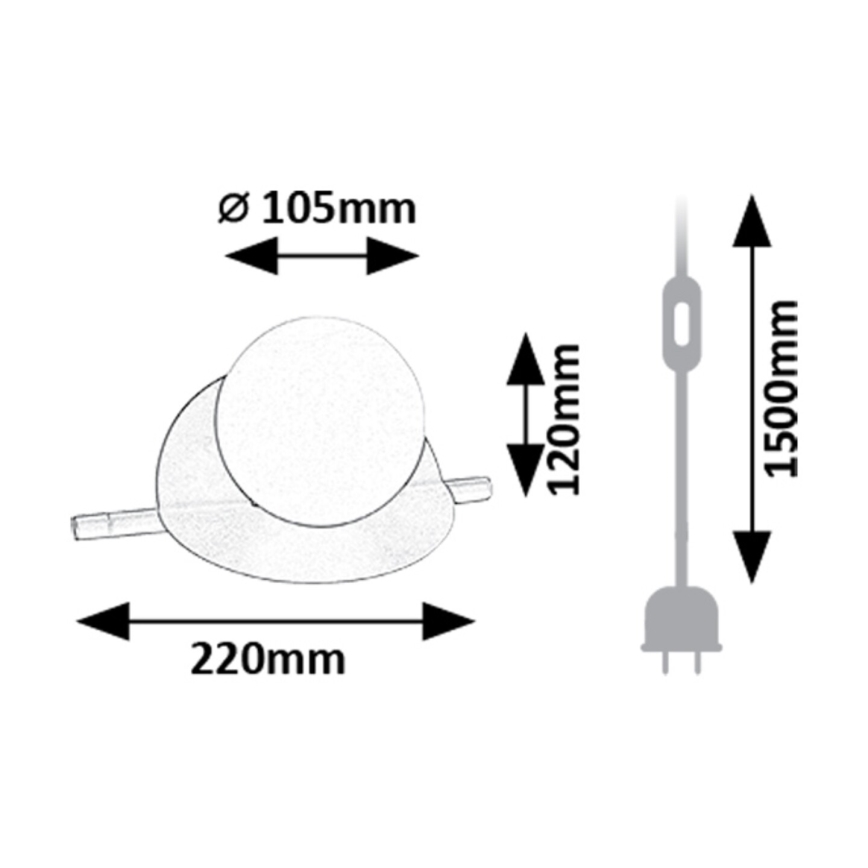 Rabalux - Lampa stołowa 1xG9/5W/230V
