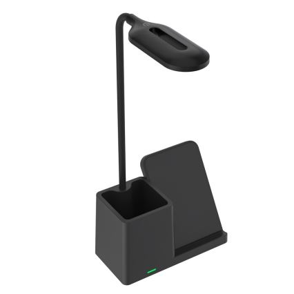 Rabalux - Ściemnialna lampa stołowa LED z ładowaniem bezprzewodowym QI LED/4W/5V 3000/4000/6500K czarne