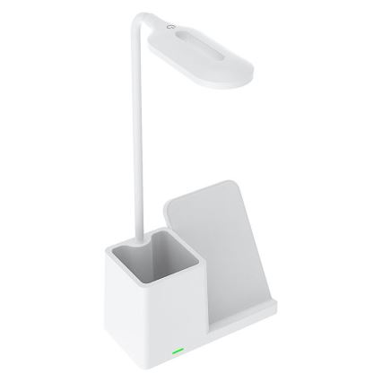 Rabalux - Ściemnialna lampa stołowa LED z ładowaniem bezprzewodowym QI LED/4W/5V 3000/4000/6500K biała