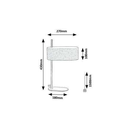 Rabalux - Lampa stołowa 1xE14/40W/230V
