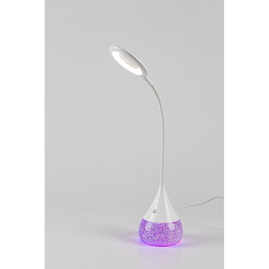 Rabalux - LED RGB Lampa ściemnialna stołowa LED/4W/230V biały