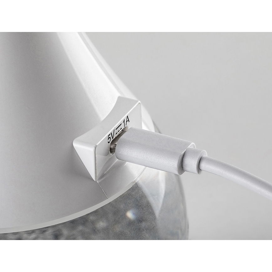 Rabalux - LED RGB Lampa ściemnialna stołowa LED/4W/230V biały