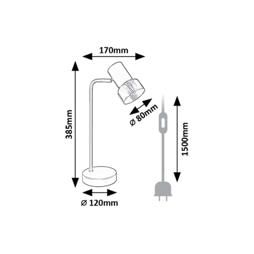 Rabalux - Lampa stołowa 1xE14/15W/230V