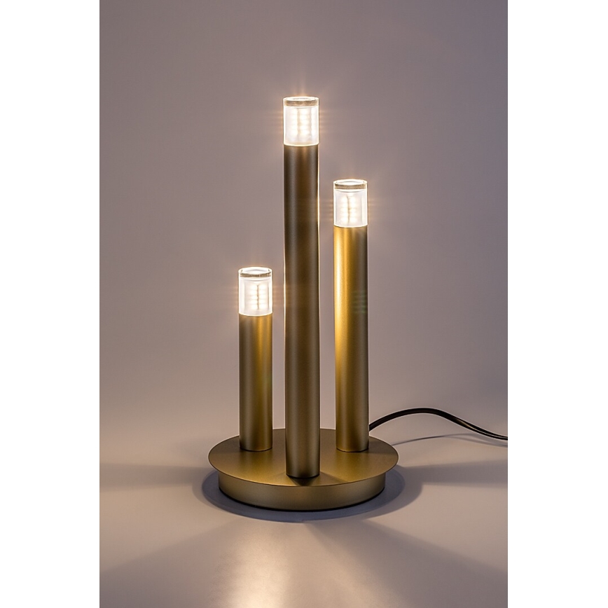 Rabalux - Lampa stołowa 3xG9/5W/230V złota