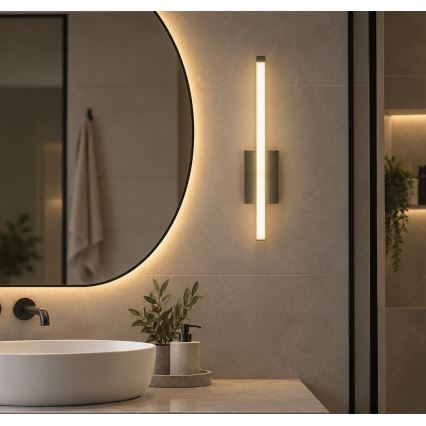Rabalux - LED kinkiet łazienkowy LED/10W/230V 4000K IP44 antracyt