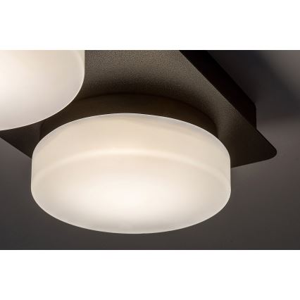 Rabalux - LED Plafon łazienkowy 2xLED/5,5W/230V IP44 czarne