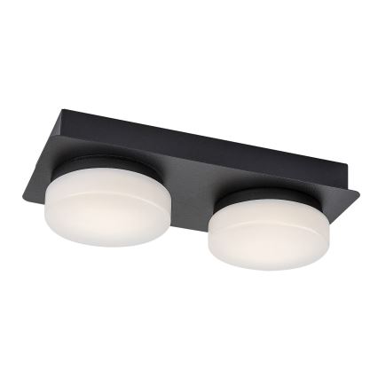 Rabalux - LED Plafon łazienkowy 2xLED/5,5W/230V IP44 czarne