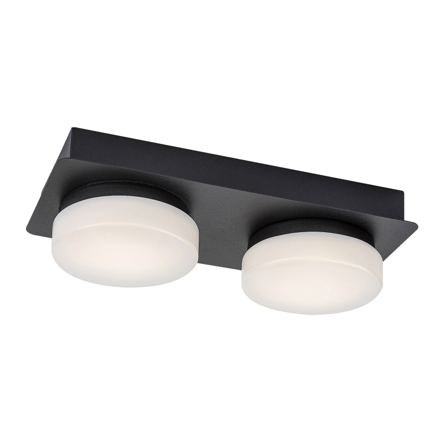Rabalux - LED Plafon łazienkowy 2xLED/5,5W/230V IP44 czarne