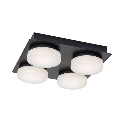 Rabalux - LED Plafon łazienkowy 4xLED/5,2W/230V IP44 czarne